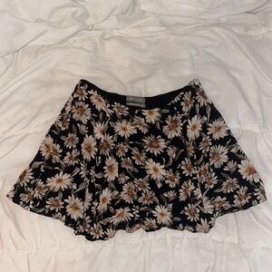 Daisy printed miniskirt